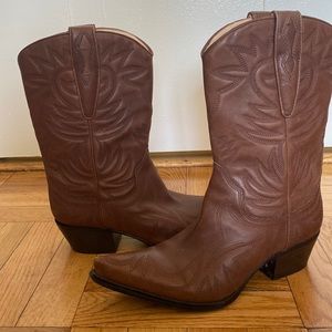 Guess Leather Cowboy Boots